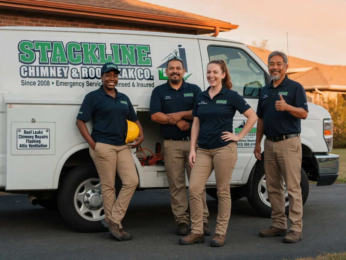 Chimney flashing repair company in Lexington, IL